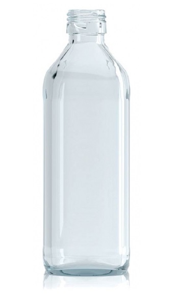 Botella de 500ml de vidrio genérica (Caja de 24 unidades)