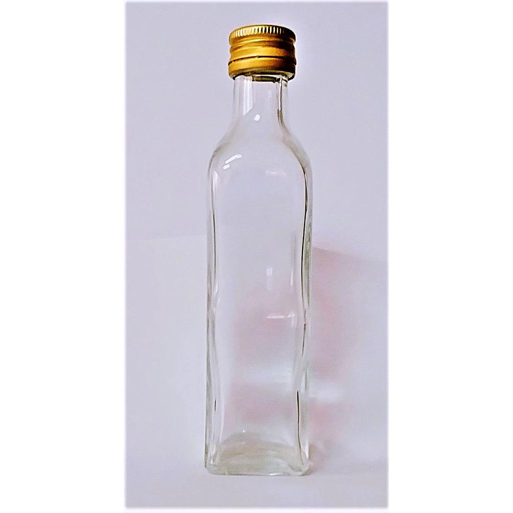 MIN-1 Botella de Vidrio 50ml Biondi Tapa 18mm (Bandeja x 110 unds.)
